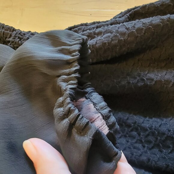 Maurices Womens Shirt Size XL NWT‎ Black Classic Career Dressy Flowy Top - Picture 8 of 11